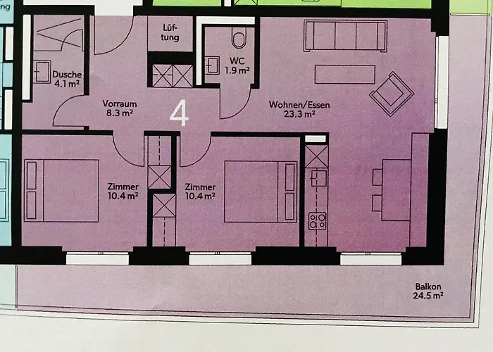 3,5 Direkt An Ski- Und Bikepiste Appartement